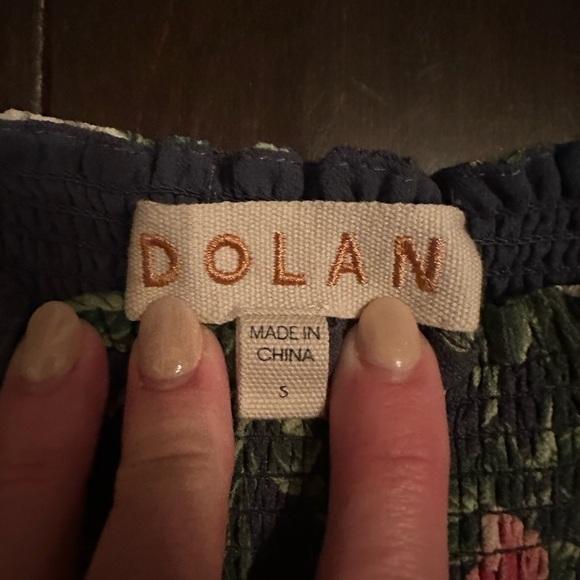 Dolan Anthropologie Blue Floral Smocked Maxi Sundress S | Cottagecore, Boho - Picture 2 of 9